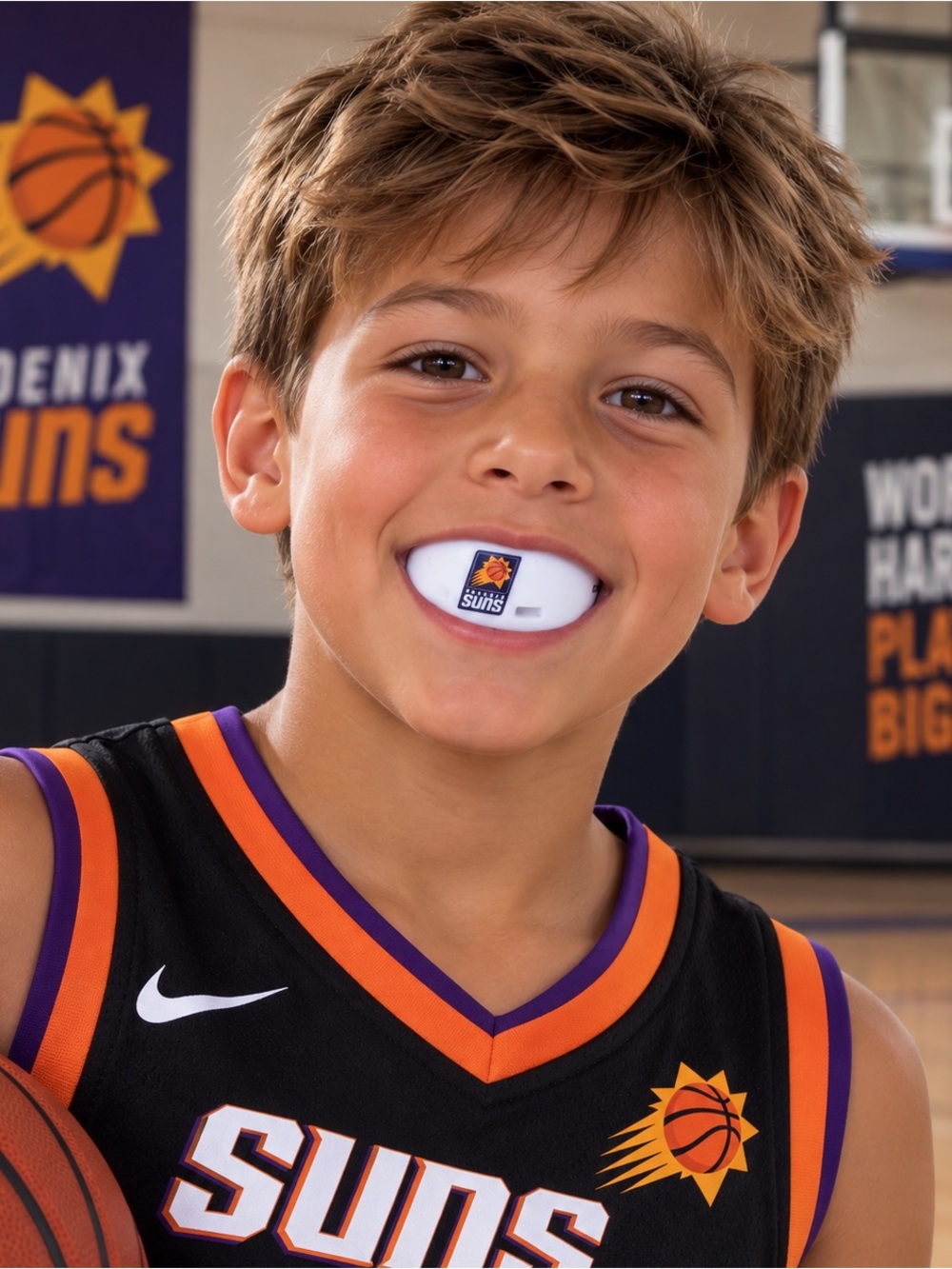 Bodyguard Pro Phoenix Suns NBA Youth Performance Mouthguard 2 Pack NWT